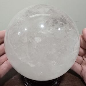4.1 lbs Clear Quartz Crystal Sphere 111mm